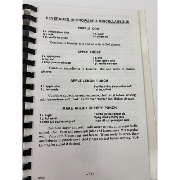 Treasured Recipes From The Kitchen Of Mural E. Fisk Spiral-Bound Cookbook 1990s - Picture 10 of 16